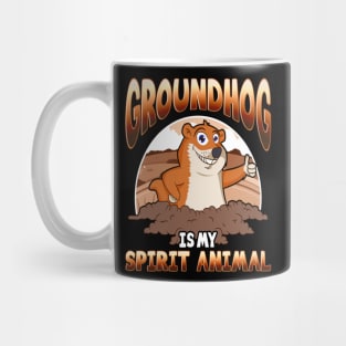 Groundhog Day Spirit Animal Mug